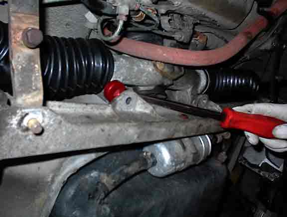 installing bump steer spacer